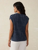 Sunwashed Sweater Vest - Navy Blazer
