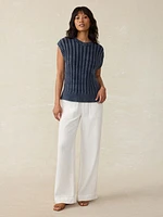 Sunwashed Sweater Vest - Navy Blazer