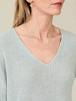 Miramar Linen V-Neck Sweater