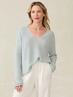 Miramar Linen V-Neck Sweater