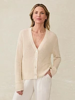 Miramar Linen Cardigan - Summer Sand