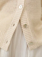 Miramar Linen Cardigan - Summer Sand