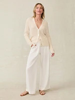 Miramar Linen Cardigan - Summer Sand