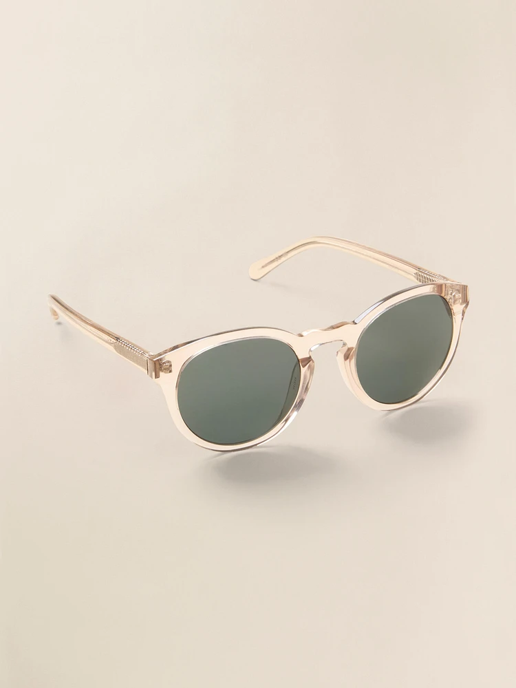 Norris Sunglasses - Peach Crystal
