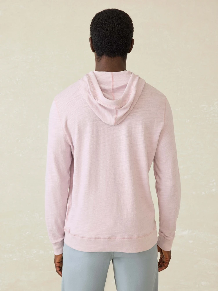 Sunwashed Slub Hoodie - Vista Plum