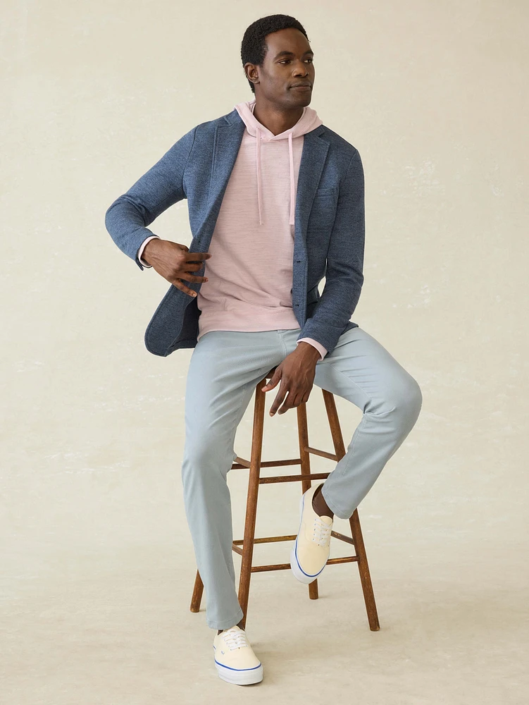 Sunwashed Slub Hoodie - Vista Plum