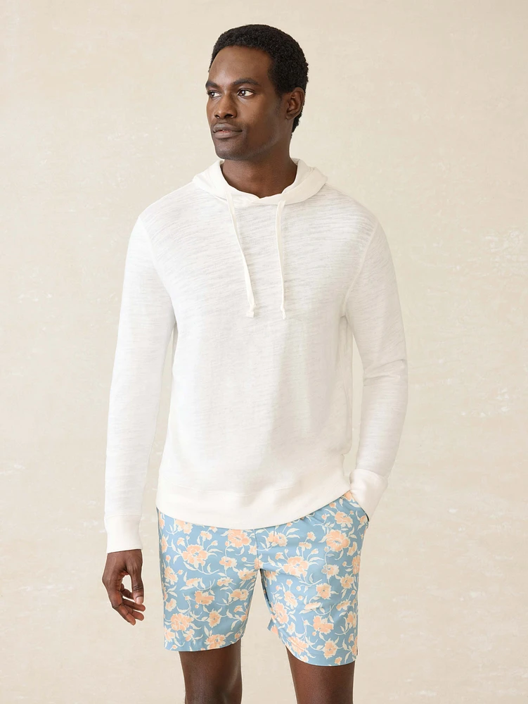 Sunwashed Slub Hoodie (Tall) - White