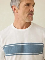 Sunwashed Tee - White Surf Stripe