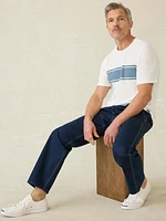 Sunwashed Tee - White Surf Stripe