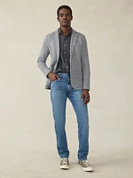 Inlet Knit Blazer - Medium Grey Melange