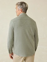 Inlet Knit CPO - Olive Brush Melange