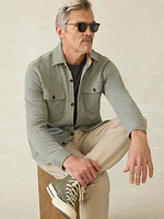 Inlet Knit CPO - Olive Brush Melange
