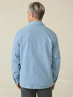 Doug Good Feather Indigo Herringbone Shirt Jacket - Blue Haven Wash