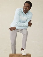 Sunwashed Slub Hoodie - Sky Surf Stripe