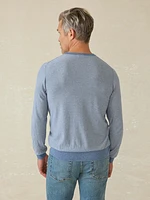 Movement™ Crewneck Sweater - Coastal Shore Stripe