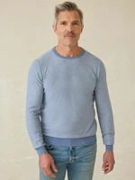 Movement™ Crewneck Sweater - Coastal Shore Stripe