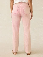 Slim Straight Sunwashed Denim