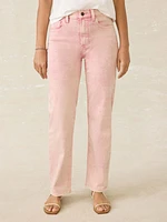 Slim Straight Sunwashed Denim