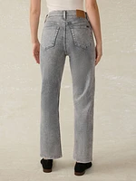 Slim Straight Sunwashed Denim