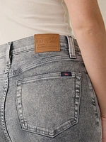 Slim Straight Sunwashed Denim