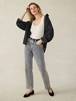 Slim Straight Sunwashed Denim