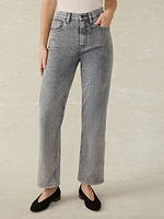 Slim Straight Sunwashed Denim