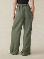 Topanga Drape Pant - Thyme