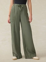 Topanga Drape Pant - Thyme