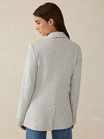 Inlet Knit Blazer - Heather Grey