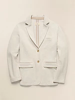 Inlet Knit Blazer - Light Oatmeal Melange