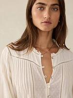 Lily Blouse - Egret