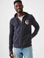 Jackson Hole Terry Zip Hoodie - Washed Black