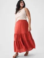 Cala Linen Skirt - Spice