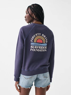 Faherty X Surfrider Sweatshirt - Blue Nights