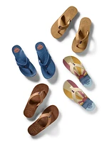 Faherty X REEF Unisex Eva Flip Flop - Sun And Wave