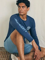 Long-Sleeve Surfrider Shorelite UPF Tee - Deep Navy