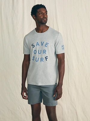 Short-Sleeve Surfrider Sunwashed Tee - Heather Grey