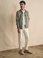 Movement™ Flex Linen Shirt Jacket - Olive Isle