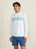 Shorelite UPF Hoodie - White Surf Stripe