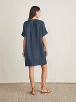 Sanibel Basketweave Dress - Washed Black