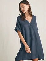 Sanibel Basketweave Dress - Washed Black