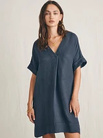 Sanibel Basketweave Dress - Washed Black