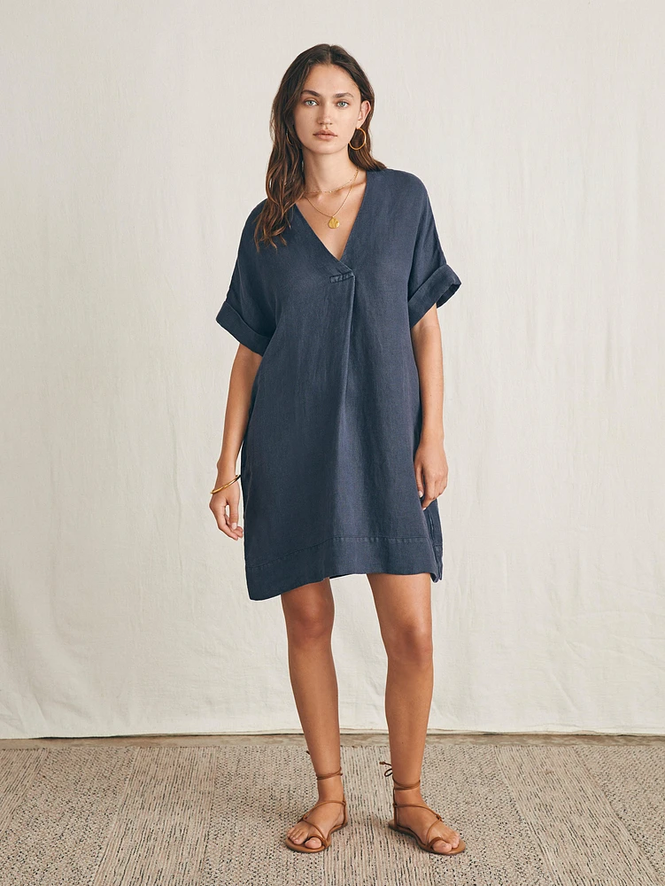 Sanibel Basketweave Dress - Washed Black