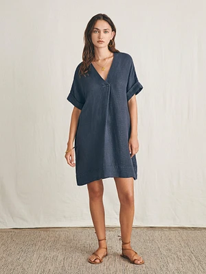 Sanibel Basketweave Dress - Washed Black