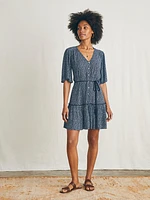 Orinda Mini Dress - Navy Riverton Ditsy