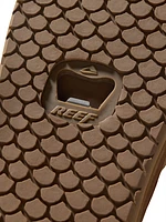 Faherty X REEF Women's Drift Away Flip Flop - Dark Brown