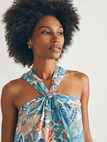 Bay Twist Top - Paradise Blossom Floral