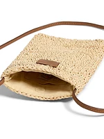 Raffia Phone Bag - Natural