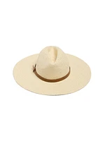 Paper Packable Rancher Hat - Cream