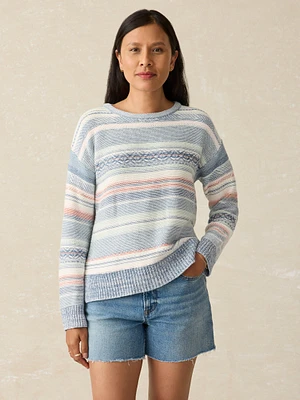 High Tide Sweater - Todos Santos Stripe